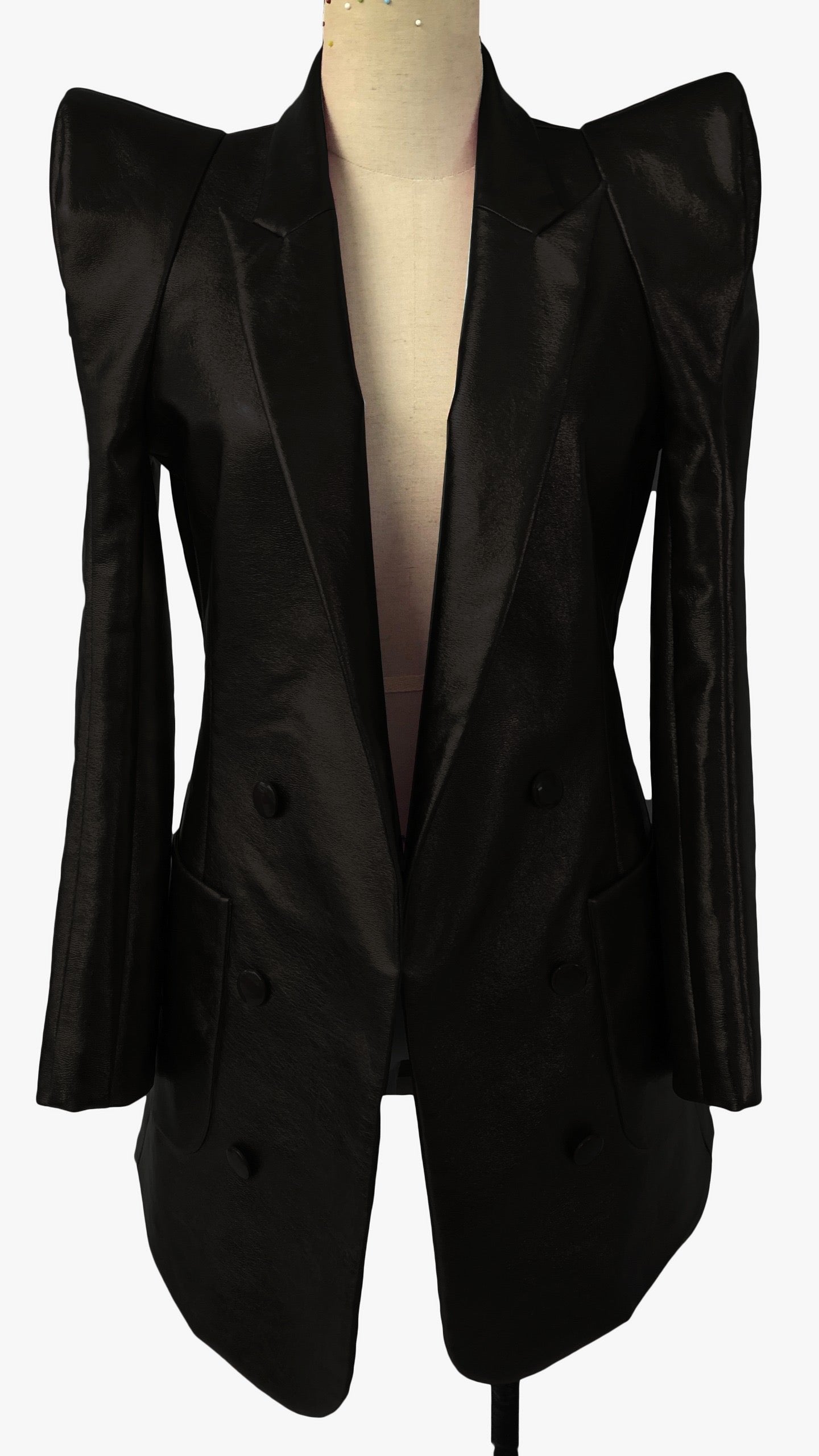 “Extra” Shoulder Blazer Black