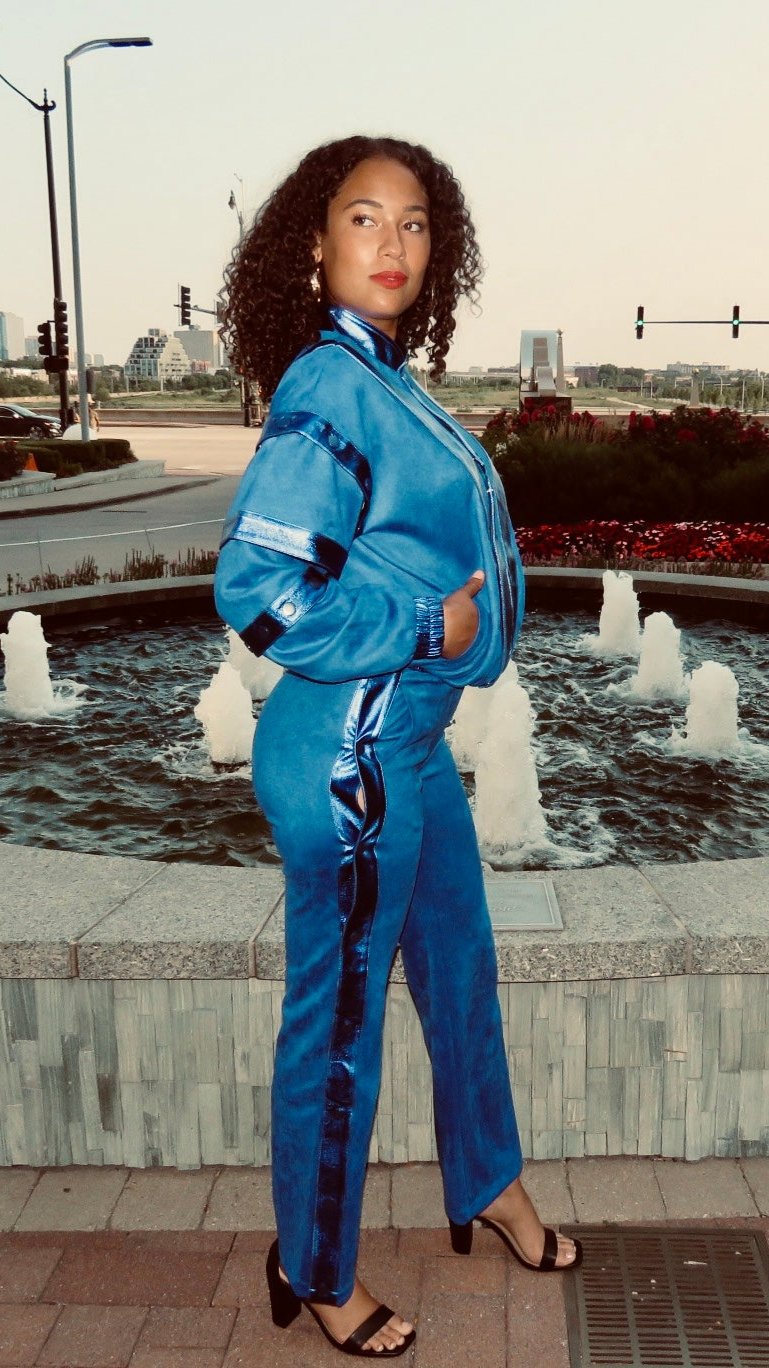 Tre Bomber Jacket Royal Blue