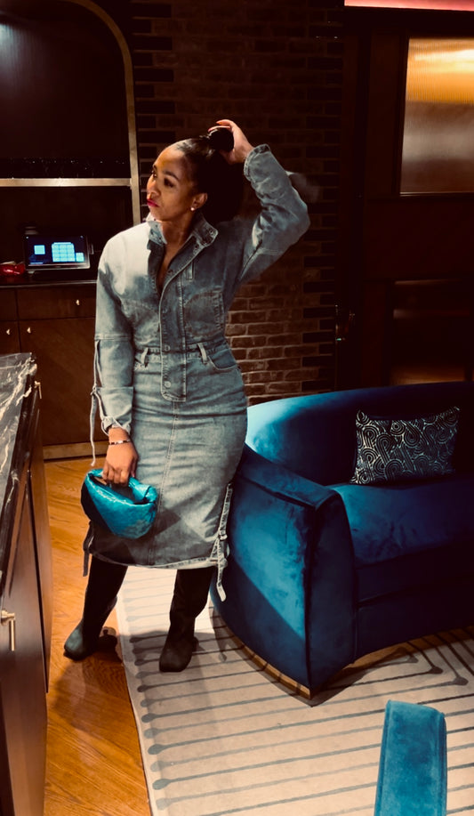 Vintage Denim Dress