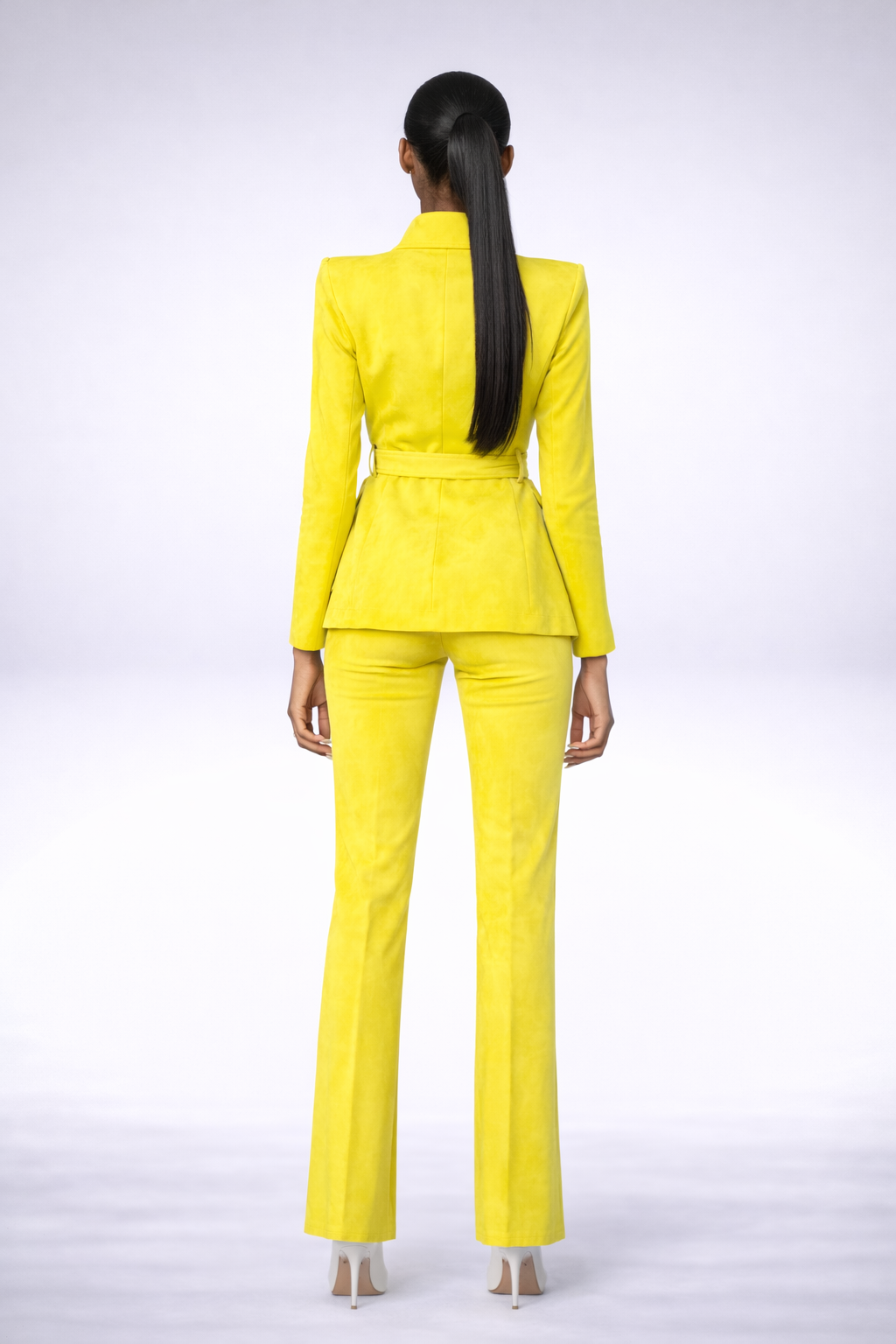 Cargo Blazer Citrus Suede