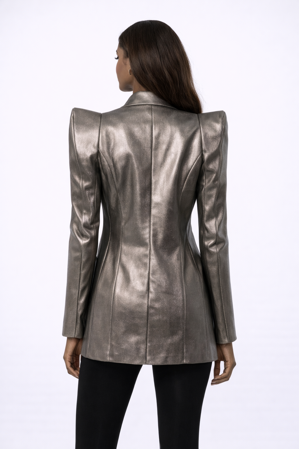 “Extra” Shoulder Blazer Pewter