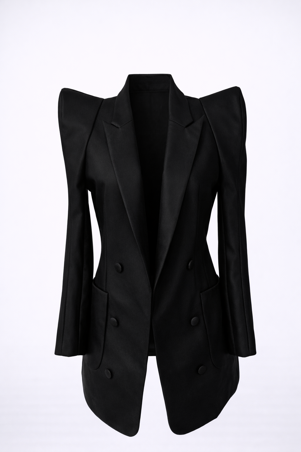 “Extra” Shoulder Blazer Black