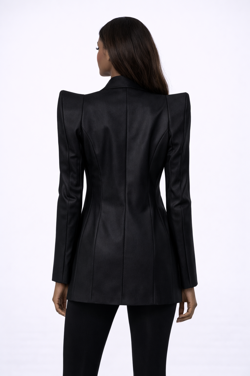 “Extra” Shoulder Blazer Black