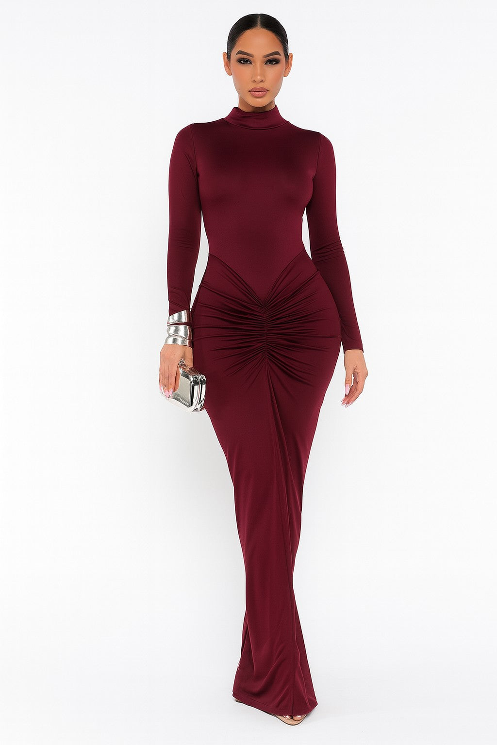 Ruched Maxi Dress