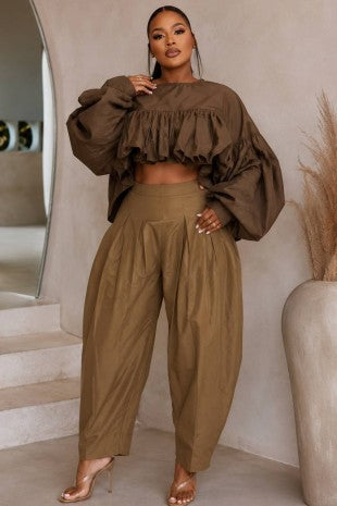Elegant Ruffle Blouse