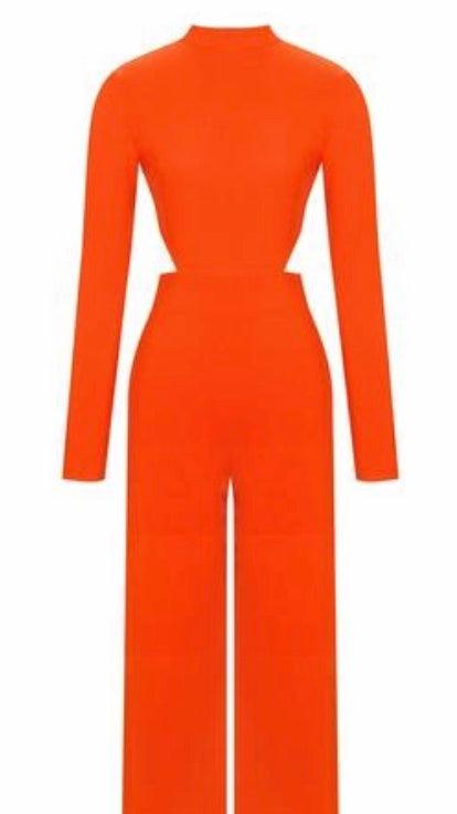 Orange Slice jumpsuit