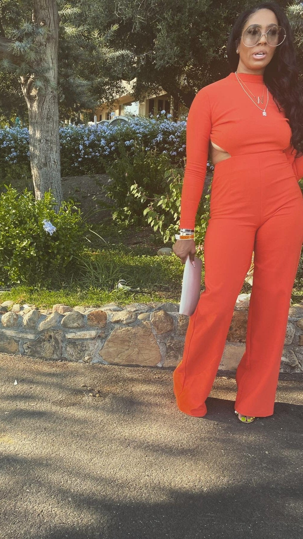 Orange Slice jumpsuit