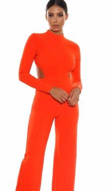 Orange Slice jumpsuit